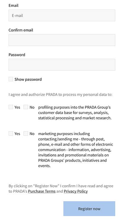 prada policy privacy|Privacy Policy .